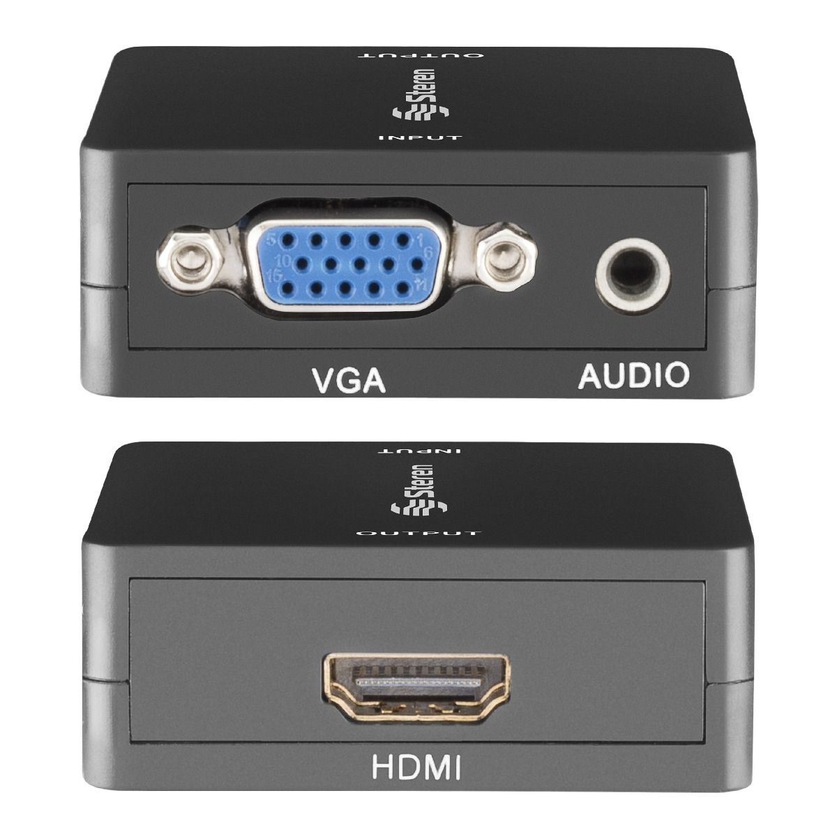 Adaptador Convertidor de VGA a HDMI - Tecnología en Línea