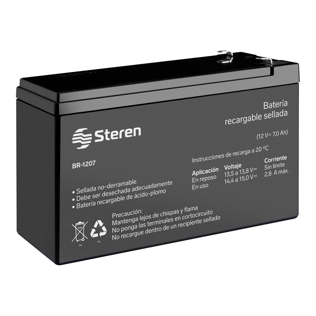 Batería sellada 12V – 7.5Ah - Soluciones Eléctricas y Electrónicas.