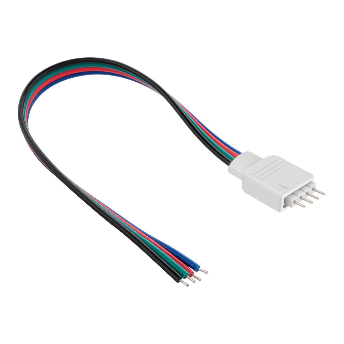 Conector 4 pin conexión tira LED RGB con cable