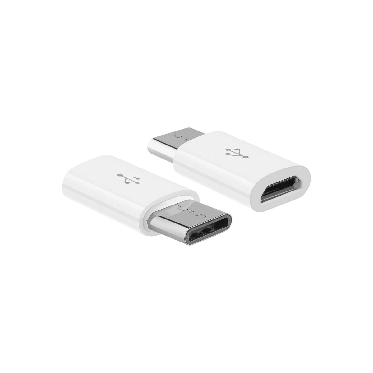 Cabo Adaptador USB-A para Micro USB/USB-C Preto com 1 Metro 30875