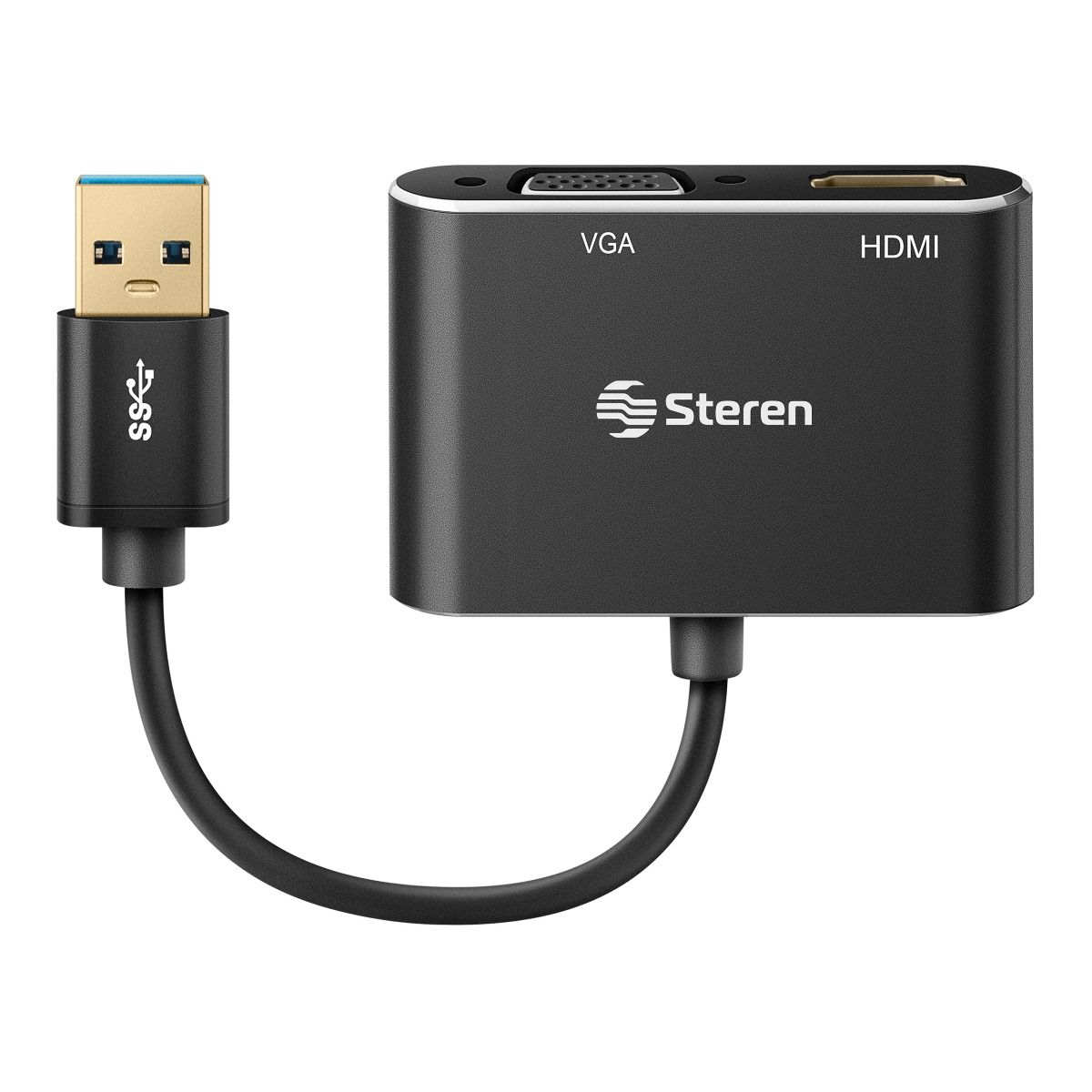 Adaptador USB a HDMI, USB3.1 USB C a HDMI hembra convertidor de puerto  hembra, convertidor de cable gráfico de video 1080P para teléfonos móviles