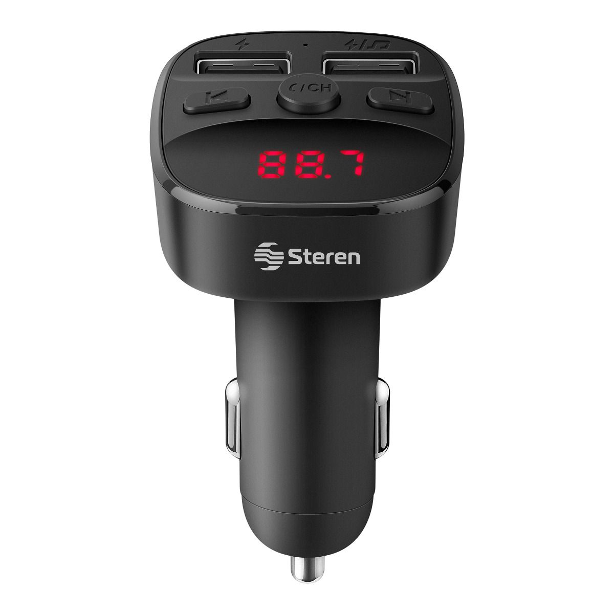 Transmisor FM Bluetooth para coche, reproductor de MP3 transmisor Bluetooth  5.0 inalámbrico manos libres 2 cargador USB, reproductor de música