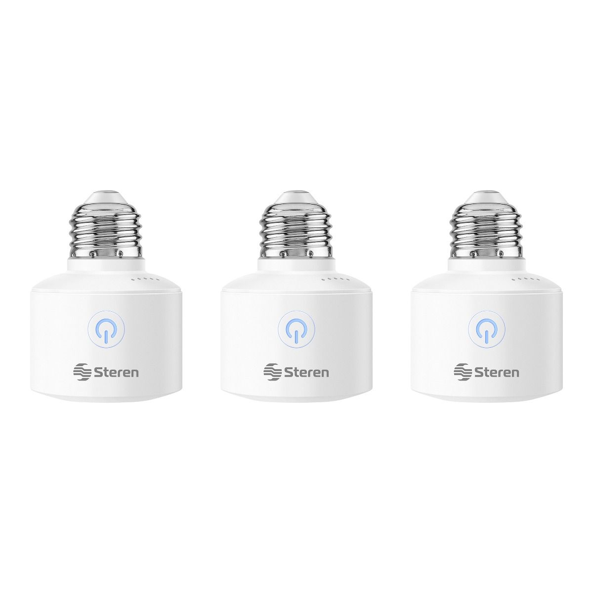 Sensor de movimiento con sockets para 2 focos Steren Ti