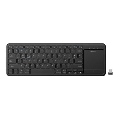 Teclado Bluetooth* / RF con touchpad, multiequipo