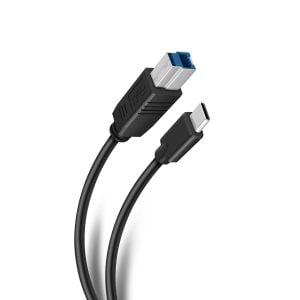 Cable USB C a USB tipo B 3.0 de 2 m