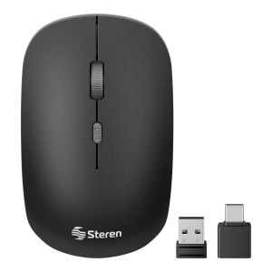 Mouse inalámbrico USB / USB C con batería recargable 800 / 1000 / 1200 / 1600  DPI