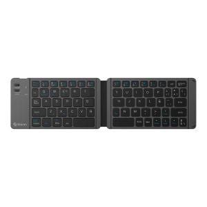 Teclado Bluetooth* compacto plegable con batería recargable