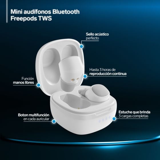 audífonos bluetooth freepods steren