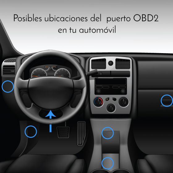 Escáner automotriz OBD2 Bluetooth* para Android Steren