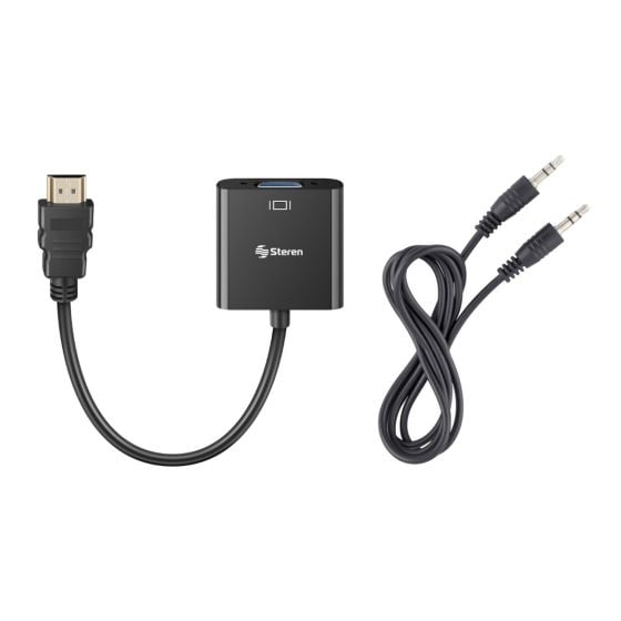 Convierte HDMI a VGA con alta definicion Cable auxil